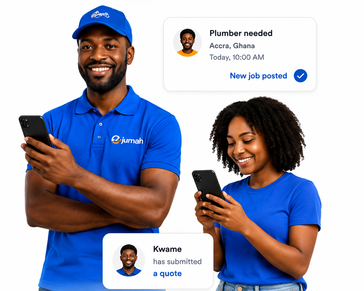 Trusted ejumah workers ready to help